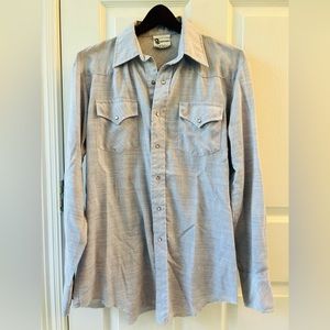 Vintage Dan Rivers Pearl Snap Western Shirt